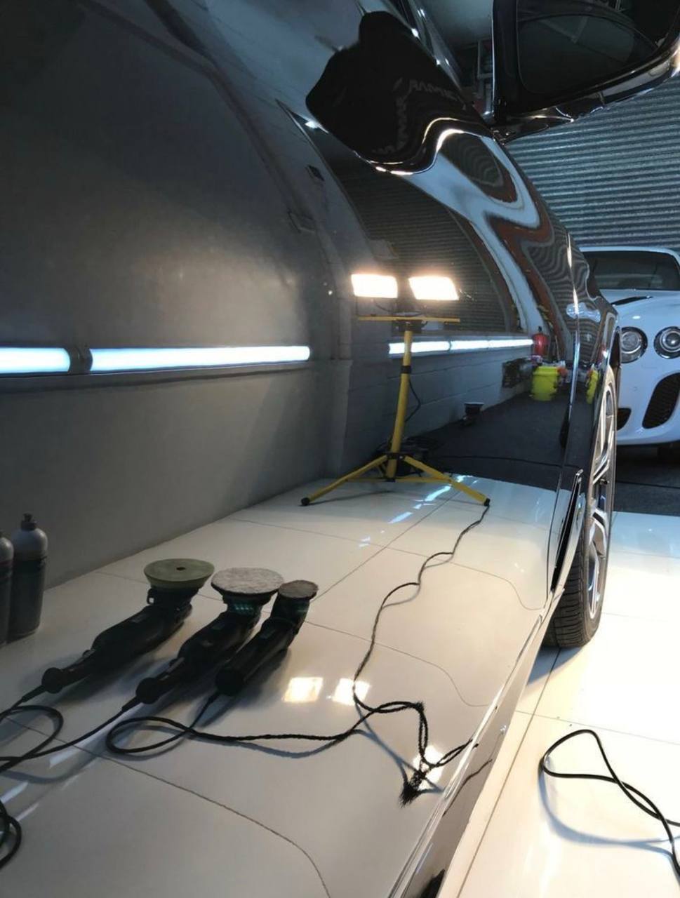 Bentley paint correction detailing